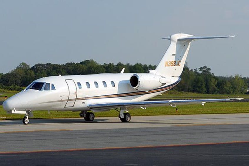 Cessna-C650-Citation-VII-PrivateFly-AA1204