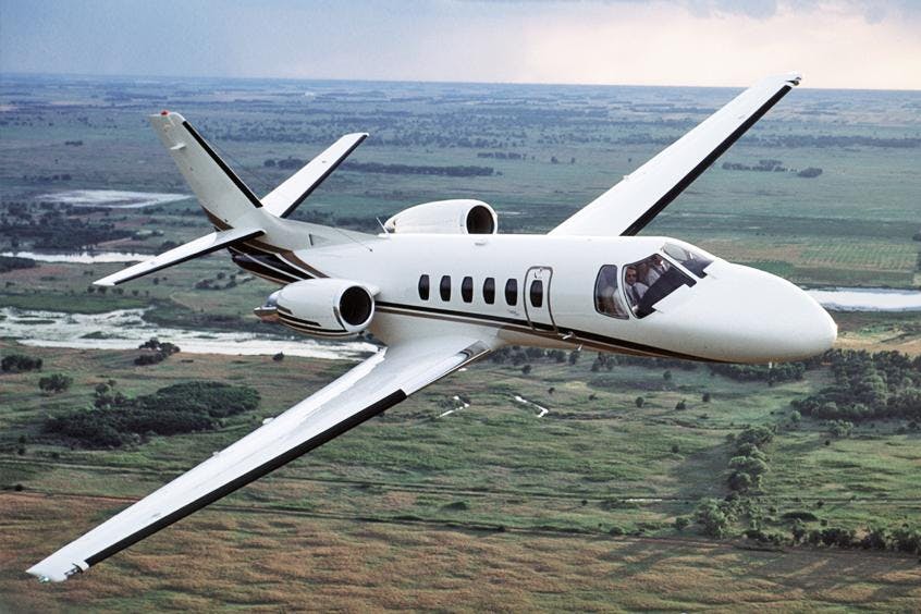 Cessna-C550-Citation-II-IISP-S-PrivateFly-AB1077