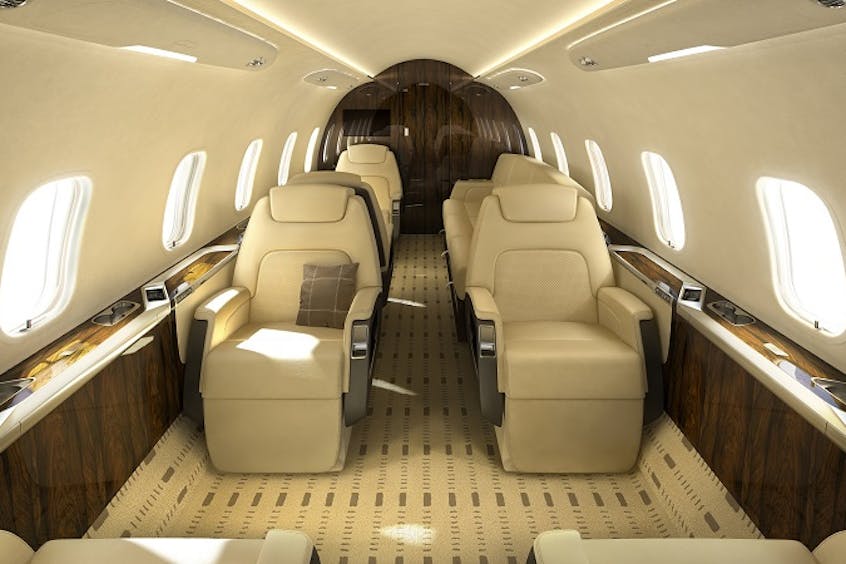 Bombardier Challenger 350 interior