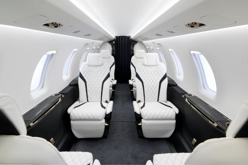 Pilatus PC-24 cabin interior